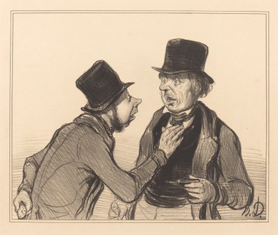 Ja sir, du er ikke fra Paris... af Honoré Daumier