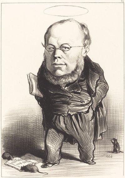 P.J. Proudhon af Honoré Daumier