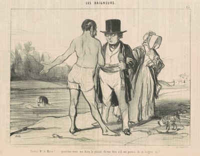 Undskyld mig, hr. borgmester! ... kan du ... af Honoré Daumier
