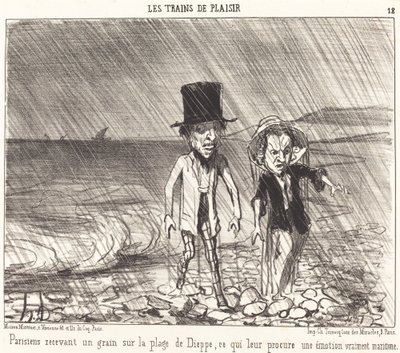 Parisere modtager et korn... af Honoré Daumier