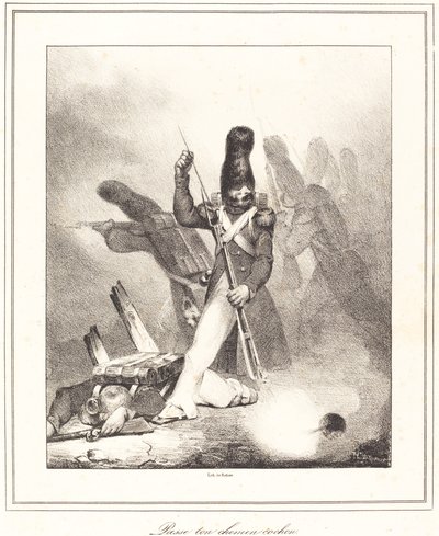 Fortsæt din vej, gris af Honoré Daumier