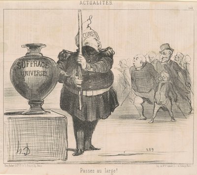 Gå bredt ud! af Honoré Daumier