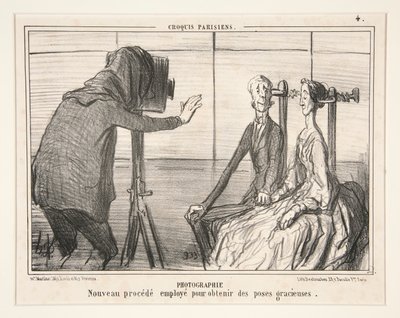 Fotografering. Ny proces brugt til at opnå yndefulde positurer fra parisiske skitser af Honoré Daumier