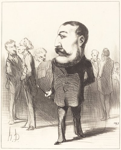 Pierre-Napoleon Bonaparte af Honoré Daumier