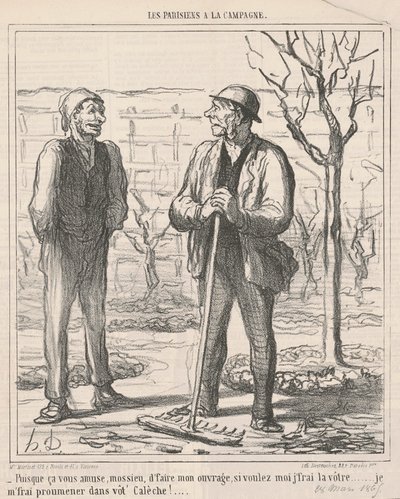 Tror det morer dig... af Honoré Daumier