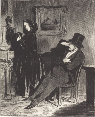 Oftere end jeg kører dig... til bolden... af Honoré Daumier