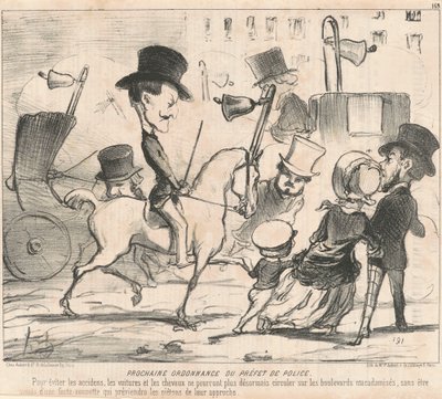 Næste ordre fra politipræfekten af Honoré Daumier