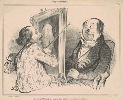 Hvad fanden, sir, rør dig ikke... af Honoré Daumier