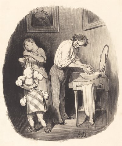 Hvor er han dejlig, Dodore... af Honoré Daumier