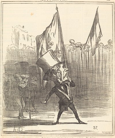 Se, men rør det ikke! af Honoré Daumier
