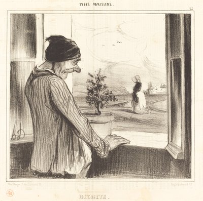 beklager af Honoré Daumier