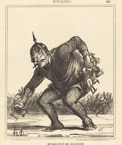 Fornyet af Gulliver af Honoré Daumier
