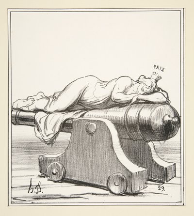 Fornyet af Turenne, fra Actualites af Honoré Daumier
