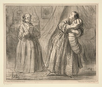 Gentagelse d af Honoré Daumier