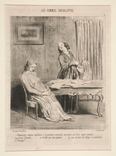 Afvist som kandidat til af Honoré Daumier