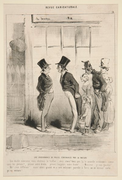Robert Macaire direktør for af Honoré Daumier