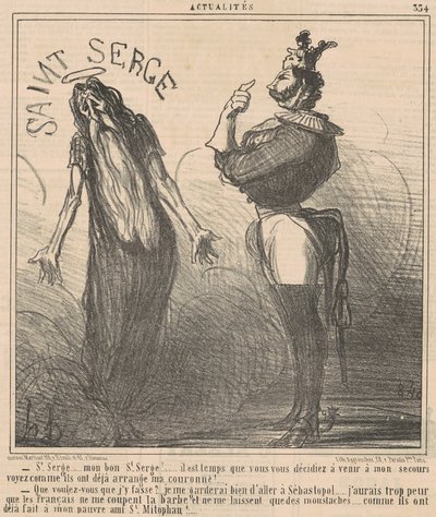 Sankt Sergius... Min gode Sankt Sergius! af Honoré Daumier