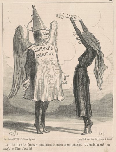 Sankt Rosette Tamisier... af Honoré Daumier