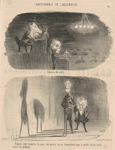 Nat session af Honoré Daumier