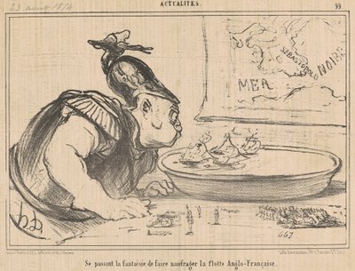 Giver fantasien om at ødelægge... af Honoré Daumier