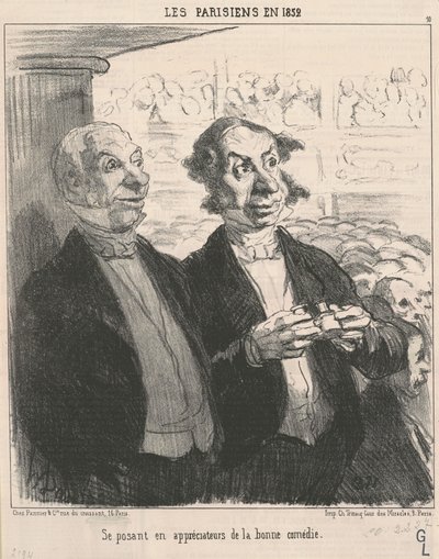 udgiver sig som en værdsætter af Honoré Daumier