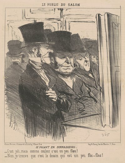 Udgiver sig som kendere af Honoré Daumier