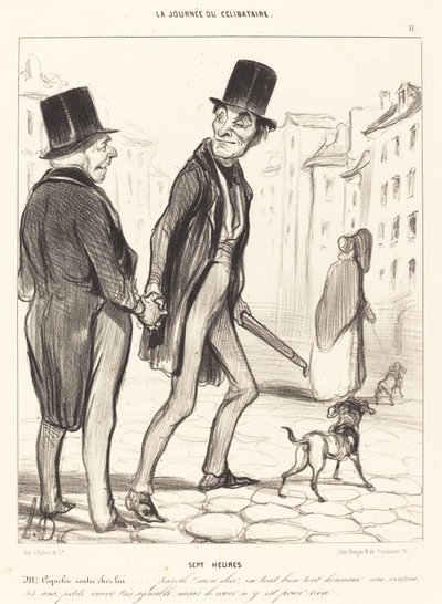 Syv timer af Honoré Daumier