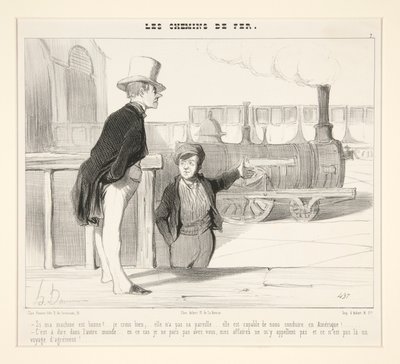 Hvis min maskine er god? af Honoré Daumier