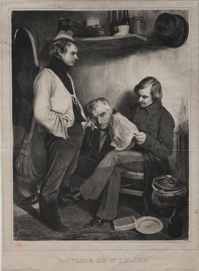 Souvenir fra fængslet i Ste. Pelagia af Honoré Daumier