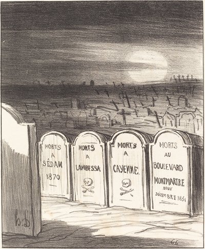 Firkantet Napoleon af Honoré Daumier