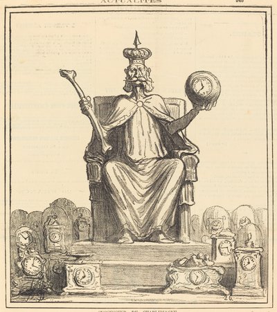 Charlemagnes efterfølger af Honoré Daumier