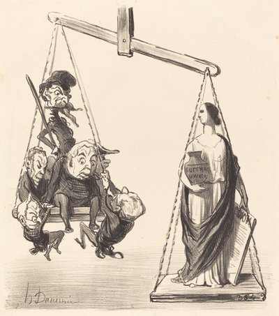 Almindeligt valg af Honoré Daumier
