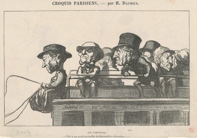 På det kejserlige af Honoré Daumier