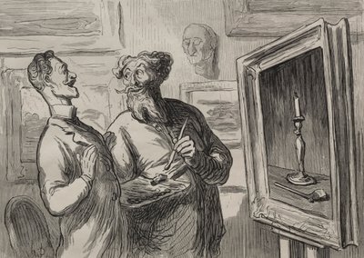 Malerne: En realist finder altid en anden realist til at beundre ham af Honoré Daumier