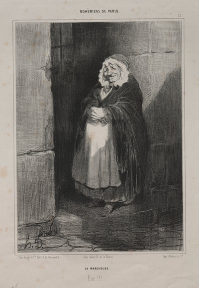 Fodgængeren af Honoré Daumier
