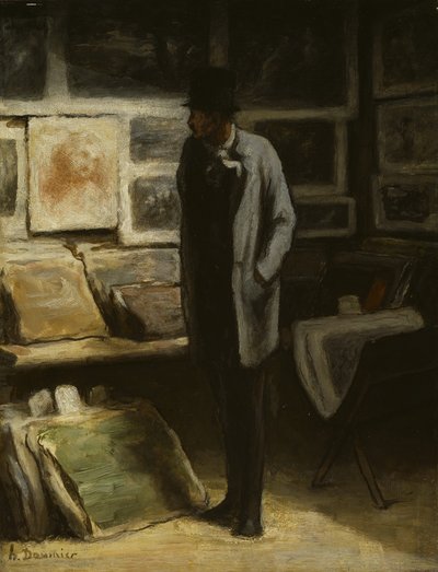 Tryksamleren, c.1857-63 af Honoré Daumier
