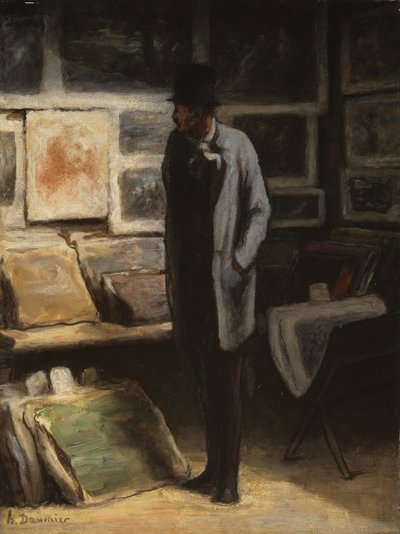 Tryksamleren, ca. 185763. af Honoré Daumier