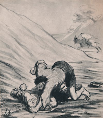 The Robbers and the Donkey, ca. 1860