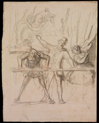 Side-showet af Honoré Daumier