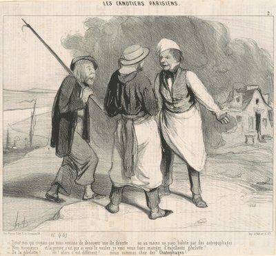 Her! Jeg troede, vi lige havde opdaget... af Honoré Daumier