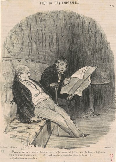 Stå midt i...omvæltninger... af Honoré Daumier