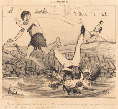 Her er din idé! Kommunen der drikker en shot... af Honoré Daumier