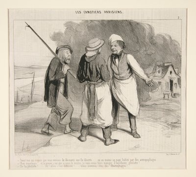 Her! mig der troede at vi lige havde opdaget en øde ø af Honoré Daumier