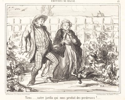 Her... vores have... producerer agerhøns!... af Honoré Daumier