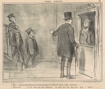 Her...du fortalte mig... af Honoré Daumier