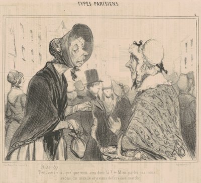 Værsgo, hvad har du? af Honoré Daumier