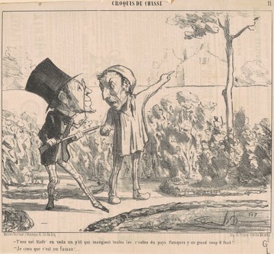 Det har du ikke noget imod, her er en lille en... af Honoré Daumier
