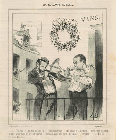 Din, din... din taine... af Honoré Daumier