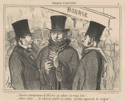 Alle forretningsentreprenører elsker det... af Honoré Daumier