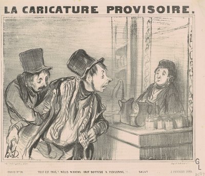 Alt er betalt? Det gjorde vi kun... hej af Honoré Daumier